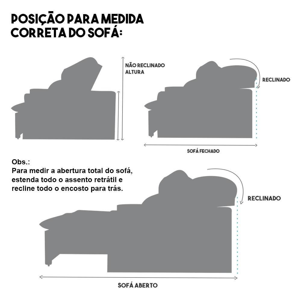 Foto 6 - Sofá 4 Lugares Retrátil e Reclinável Com Pillow Top e Molas 2,50m Connect Veludo Premium Azul Marinho