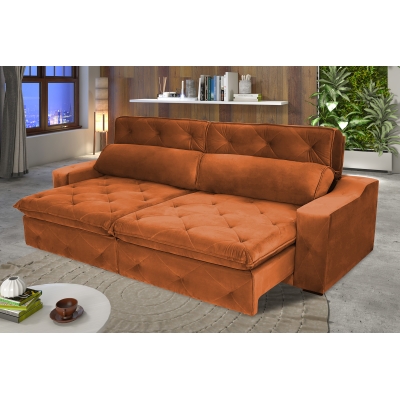 Sofá com Chaise 2,90 x 1,80 - Fox – Conceito Mobile